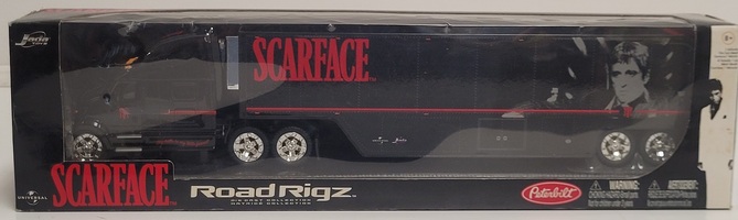 Jada Toys "Scarface" Road Rigz Peterbilt 387 Tractor Trailer Diecast Model