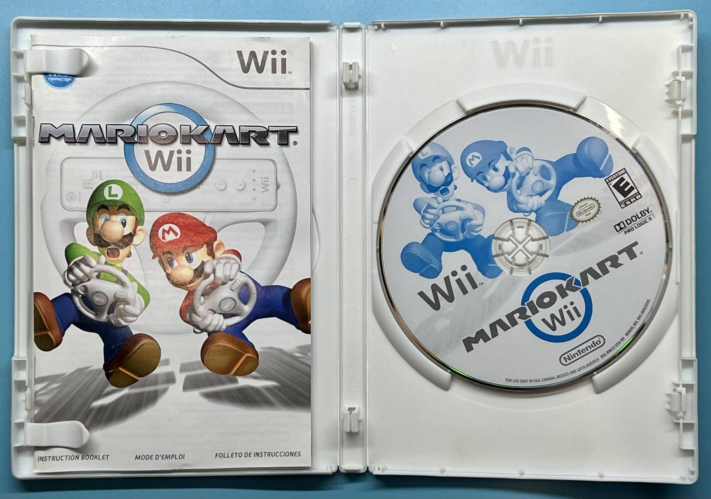 Mario Kart Wii Nintendo Wii Complete With Manual 2008 TESTED AND WORKS