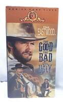 The Good The Bad & The Ugly MGM Home Video VHS Tape Part 1&2 Clint Eastwood