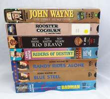 JOHN WAYNE MOVIE BUNDLE - VHS TAPE - 7 CLASSIC MOVIES!!