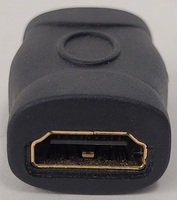 HDMI Female to Female Coupler Adapter 33x23mm - Black