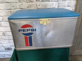 Vintage Cronstroms Pepsi Ice Chest