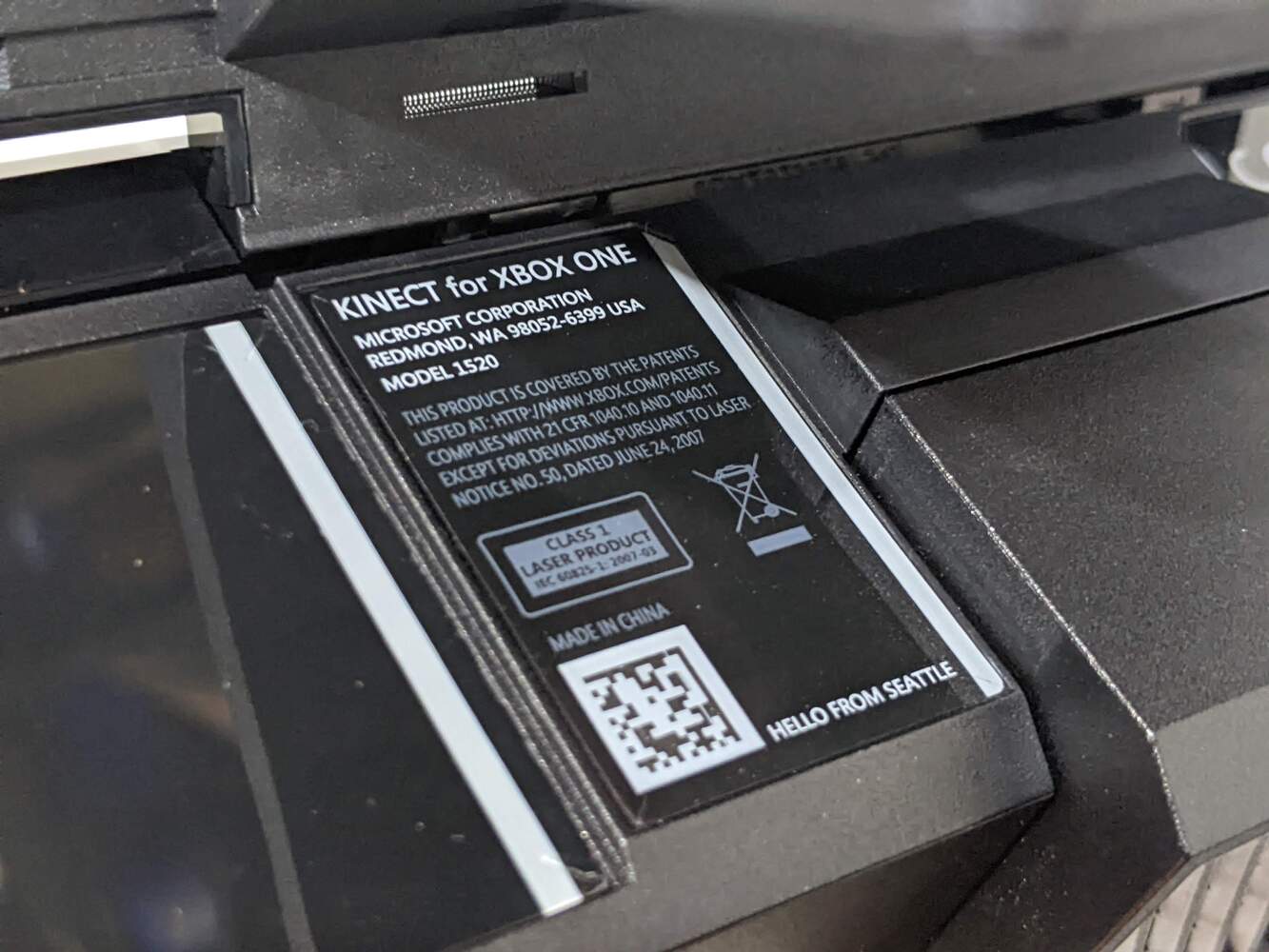 Xbox One Kinect Sensor Bar (Model 1520 Motion) Official Microsoft