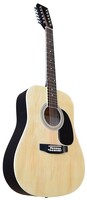 MADERA W4124CE 12 STRING ACOUSTIC WITH ACTIVE PICKUP - NATURAL