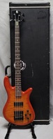 Spector NS2000-4 Amber Quilt Maple 4-String Right Handed Bass Guitar + Hard Case