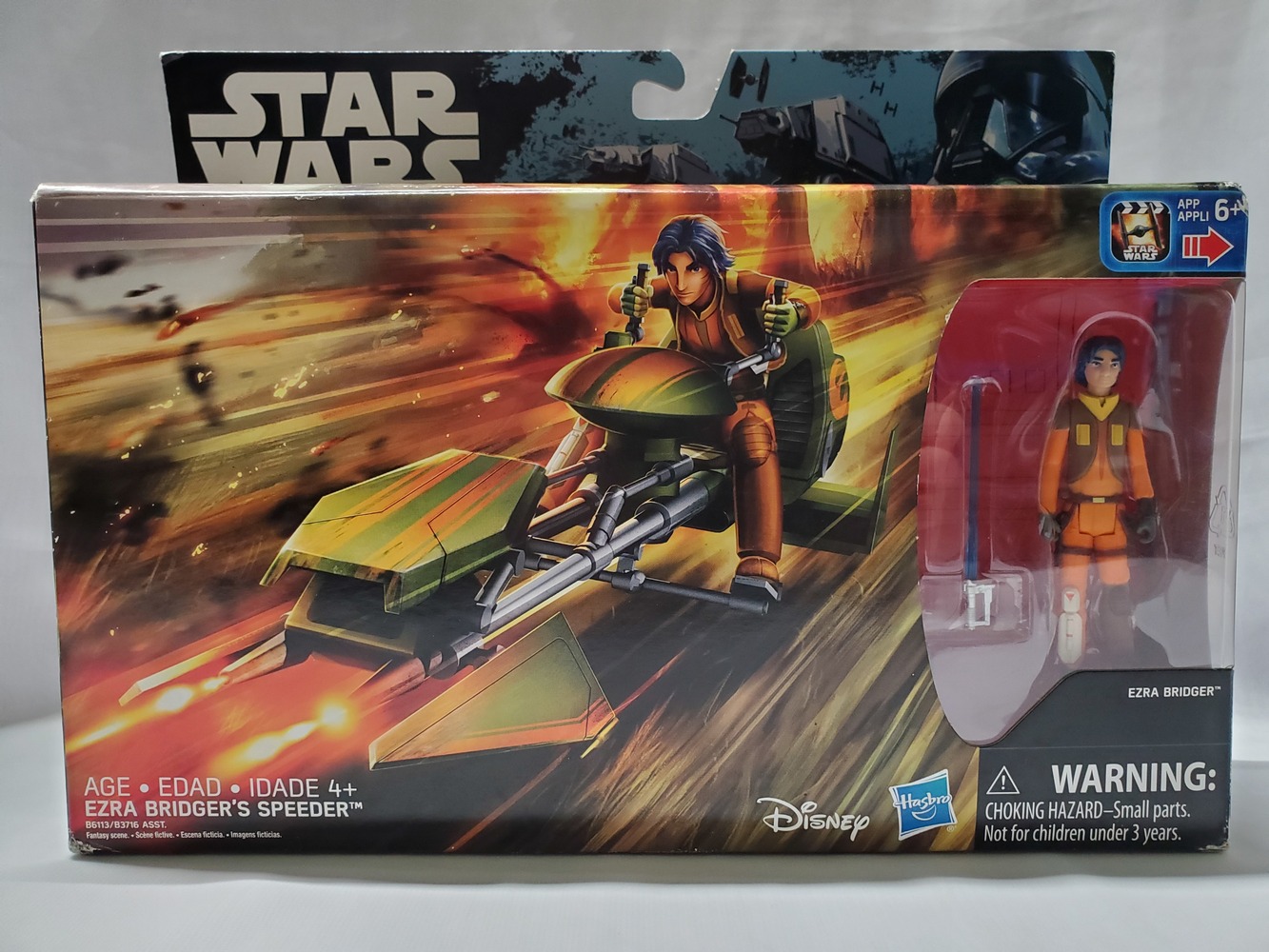 damaged box Returned Star Wars Rebels Ezra Bridger's Speeder 