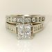Lady's 14 Karat White Gold Wedding Set