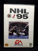 VINTAGE SEGA GENESIS EA SPORTS NHL 95 VIDEO GAME - COMPLETE WITH MANUAL!! 