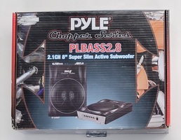 Pyle Chopper Series PLBASS2.8 8" Super Slim Active Subwoofer