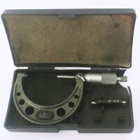 Mitutoyo Micrometer 2-3"-.001" No.167-142 Set with Standard In Original Case