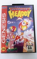 DYNAMITE HEADDY SEGA GENESIS IN CASE **NO MANUAL**