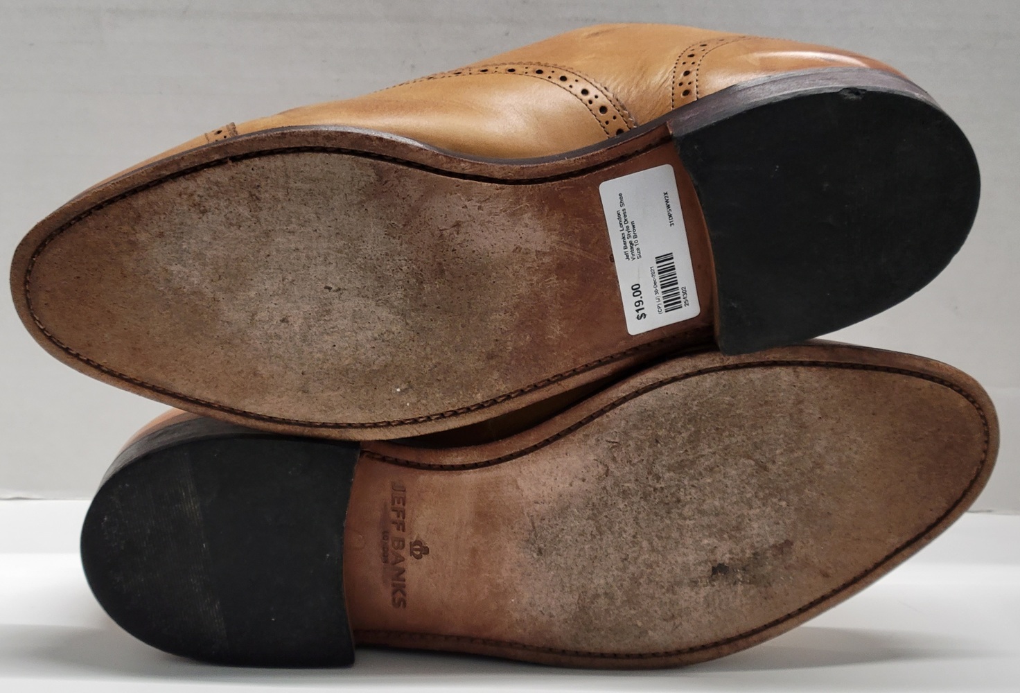 JEFF BANKS LONDON MEN'S DRESS SHOES 
