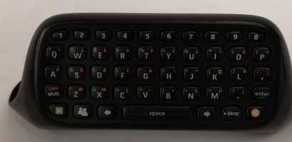  Microsoft XBOX 360 Chatpad Keyboard-Used