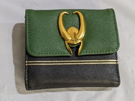 New Loungefly Marvel Loki Wallet with Coin Pouch/Card Slots/Cash pocket