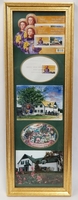 2008 CANADA 100 YEARS OF ANNE OF GREEN GABLES FRAMED COLLECTIBLE COIN STAMPS