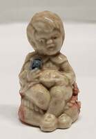 VINTAGE RED ROSE TEA - WADE WHIMSIES - LITTLE JACK HORNER FIGURINE 60'S-70'S