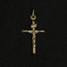 10K Yellow Gold Crucifix Pendant