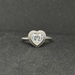 Pandora Sparkling Love Heart Ring (190929CZ) Size 5.25