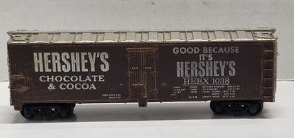 VINTAGE TYCO HO SCALE HERSHEY'S CHOCOLATE & COCOA HERX 1038 BOX CAR