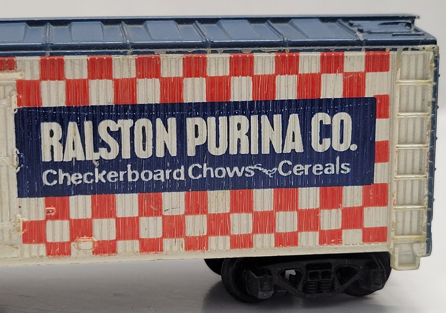 VINTAGE TYCO HO SCALE RALSTON PURINA CO. M.R.S. 4554 REEFER CAR Avenue Shop Swap Sell