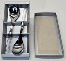 Toscany Collection The Entertainers Stainless Steel Salad Serving Set 
