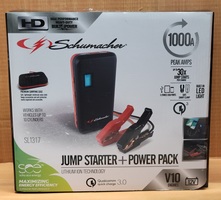 SCHUMACHER JUMP STARTER + POWER PACK 1000A **LIKE NEW IN BOX** 