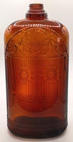 Antique Wisers Whiskey Amber Glass Bottle