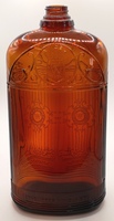 Antique Wisers Whiskey Amber Glass Bottle