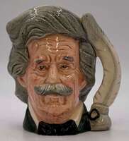 Royal Doulton D6758 Miniature Mark Twain Character Jug RARE VTG 1979