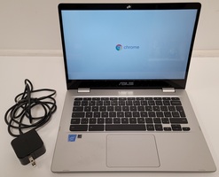 Asus Chromebook C423NA 14-Inch Touchscreen Laptop + Charger
