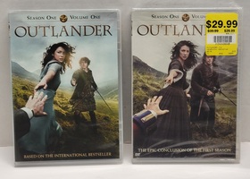 OUTLANDER SEASON ONE VOLUME ONE & TWO - DVD (VOLUME 2 SEALED!!) SAM HEUGHAN