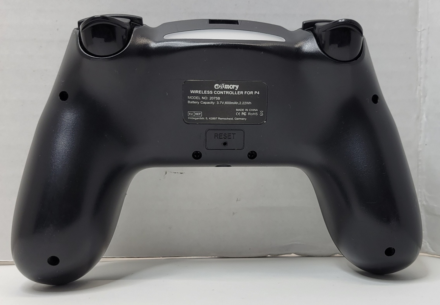 Gamory Playstation 4/Pro/Slim Wireless Controller Model 2075b - Black ...
