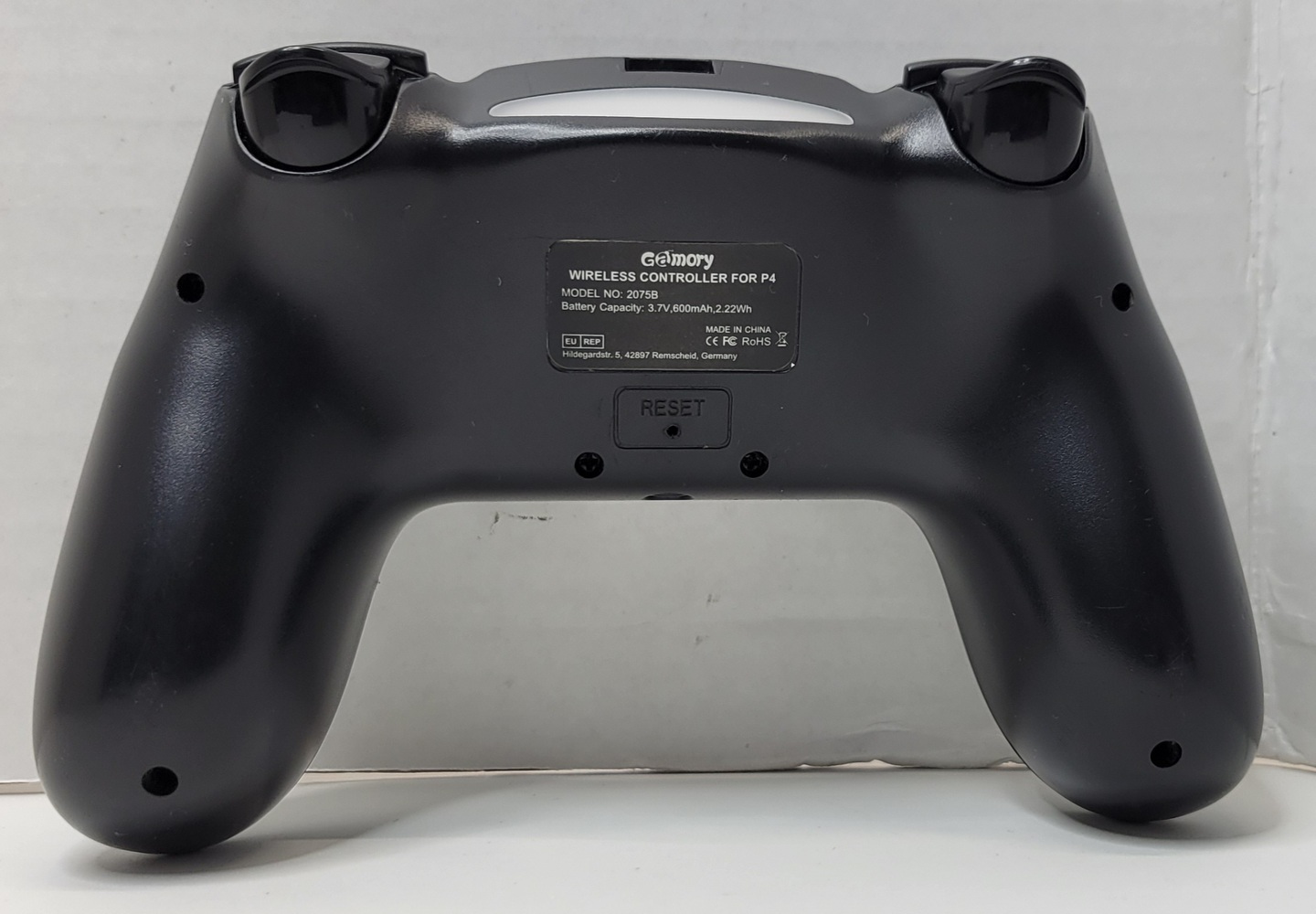 Gamory Playstation 4/Pro/Slim Wireless Controller Model 2075b Black