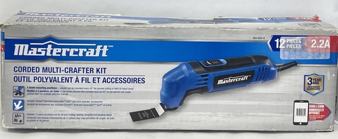 Mastercraft 2.2A Multi-Crafter Oscillating Multi-Tool Kit 