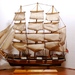 Pride of Baltimore II Clipper Ship 16" Wood/Fabric Model for Restoration/Repair