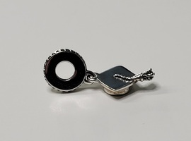 PANDORA GRADUATION CAP CHARM DANGLE - "HARD WORK PAYS OFF" .925 SILVER