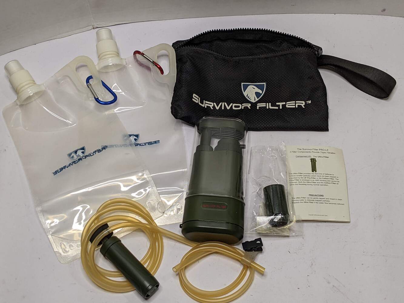 Survivor Filter Pro Water Purification System for Survival Lightweight