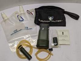 Survivor Filter Pro Water Purification System for Survival Lightweight Hand Pump