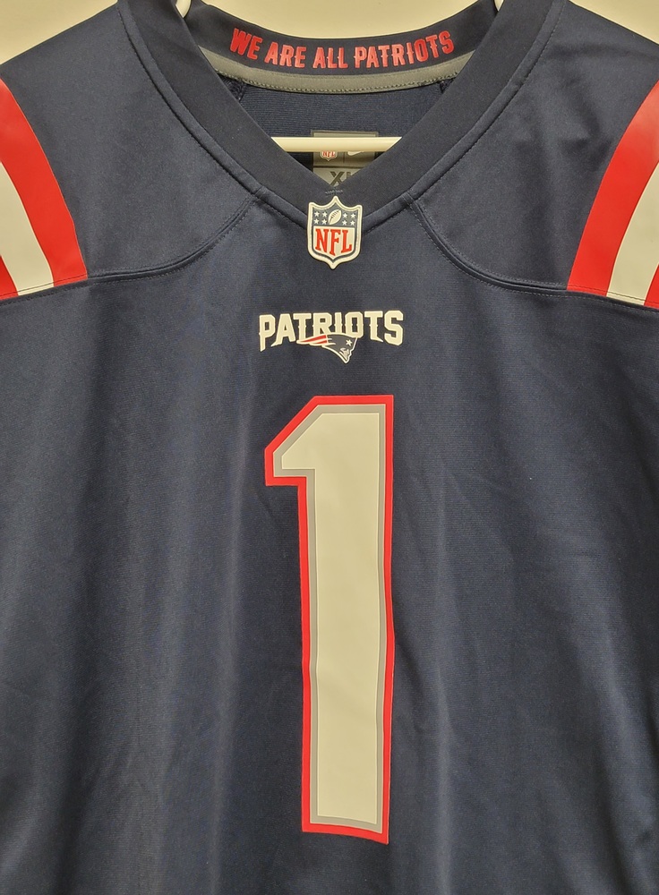 NFL Nike New England Patriots Cam Newton #1 Jersey - Size: XL 