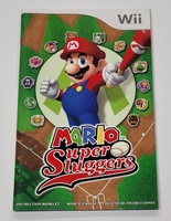 NINTENDO WII MARIO SUPER SLUGGERS INSTRUCTION MANUAL