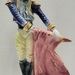 Vintage Ceramic Matador Figurine with Gold Trim Accents 13.5"