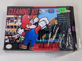 SNES Super Nintendo CLEANING KIT RARE complete in box. Mint Condition