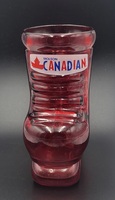 Molson Canadian Red Glass Boot Mug