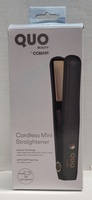 **NIOB** QUO BEAUTY BY CONAIR CORDLESS MINI HAIR STRAIGHTENER - BLACK