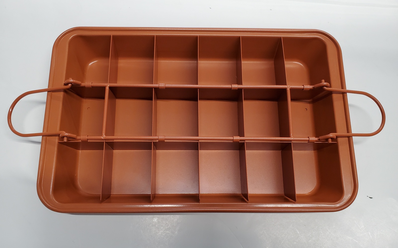 Brooklyn Brownie Copper Nonstick Baking Pan with Built-in Slicer