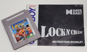VINTAGE NINTENDO GAME BOY LOCK N' CHASE **RARE** WITH MANUAL!!! TESTED!!