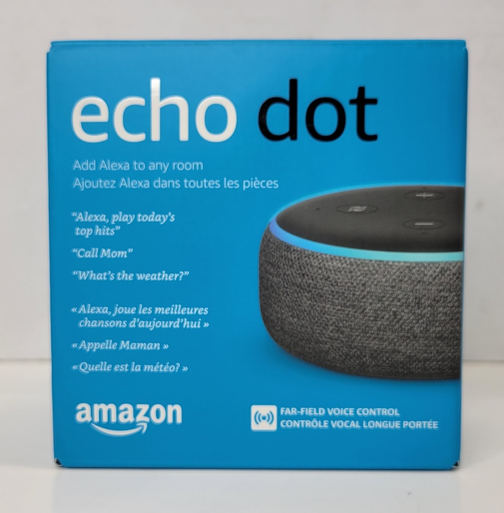 Amazon Echo Dot (3rd) Generation Smart Speaker With Alexa - Charcoal ...