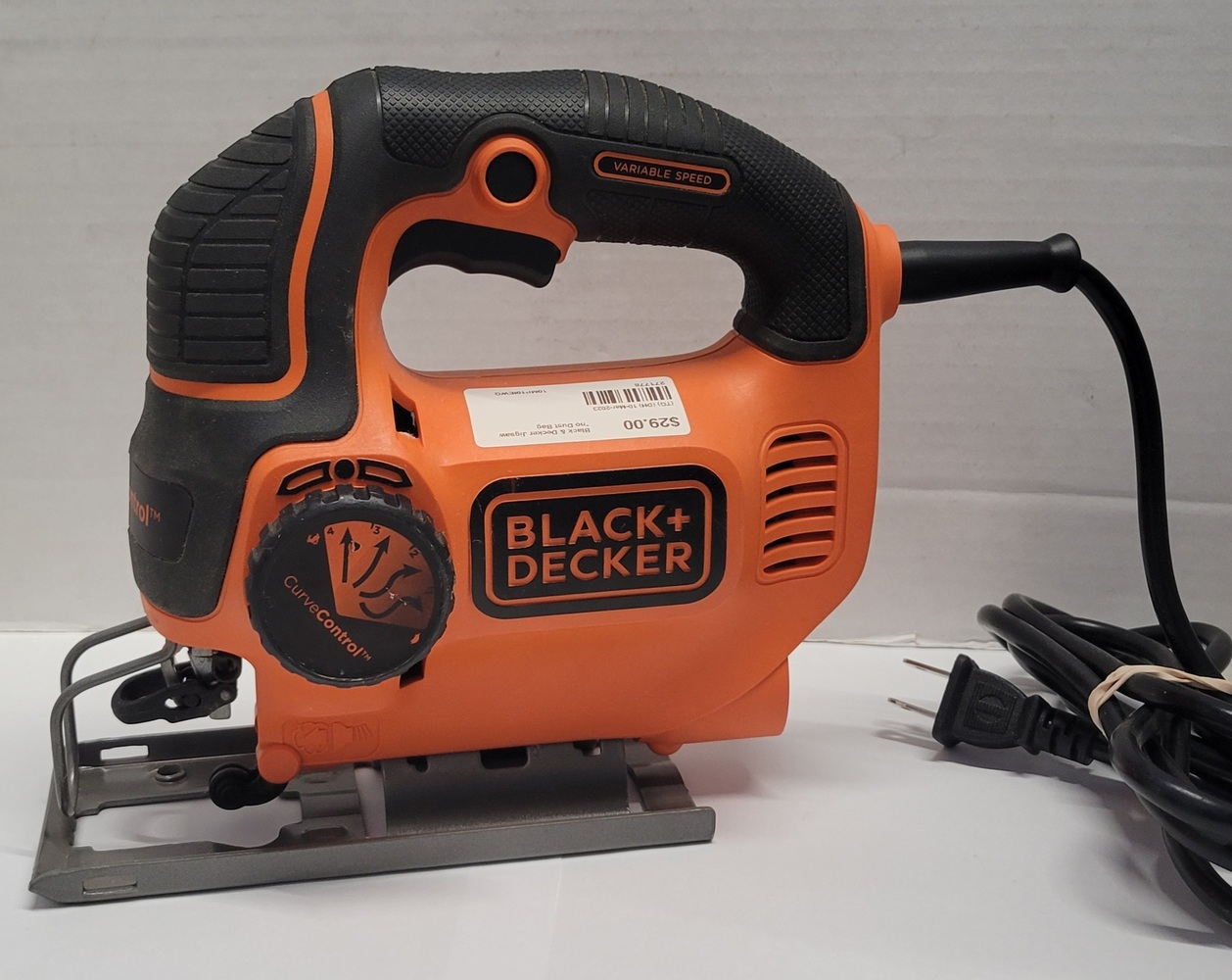 Control Jigsaw Black & Decker Variable Speed 5A Electric Jigsaw With Curve Control ...