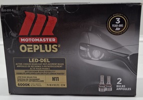 Motomaster H11 OEPLUS led-del headlight replacement bulbs