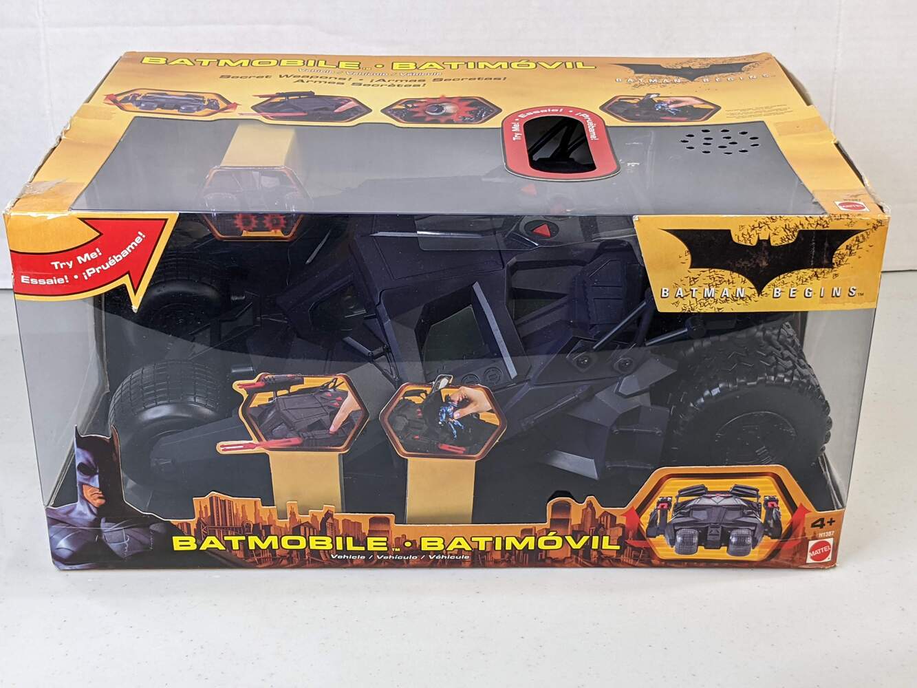 BATMAN BEGINS MATTEL BATMOBILE TUMBLER 2005 SECRET WEAPONS H1387 | Avenue  Shop Swap & Sell